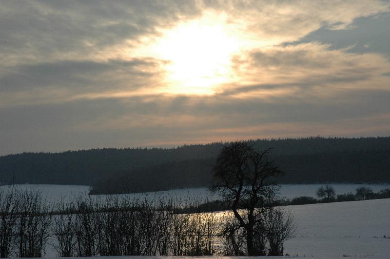 Foto: SLUNCE NA SNĚHU