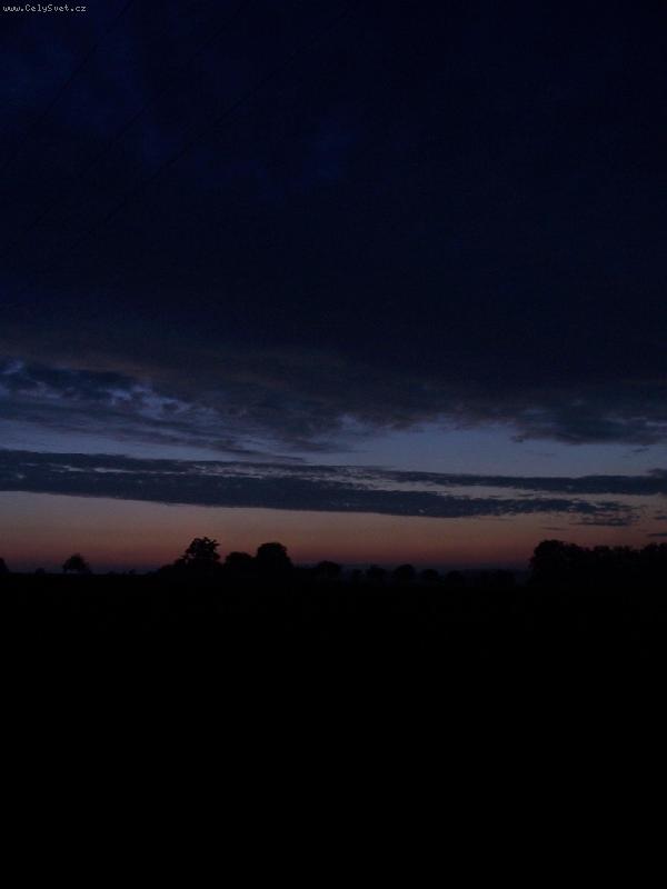 Foto: Západ slunce na Odersku