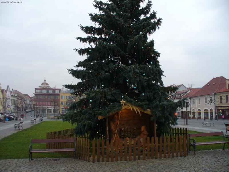 Foto: Vánoce 2006-Berounský betlém a vánoční smrk