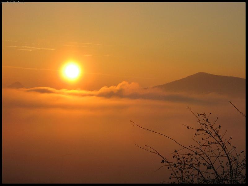 Foto: Prosinec 2006 západ slunce