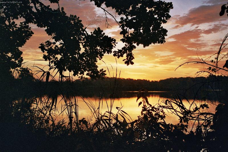 Foto: Svítání-Východ slunce nad rybníkem