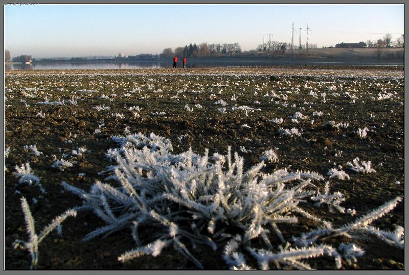Foto: Zima na přehradě-Krásné zimní jitro na přehradě u Frýdku Místku