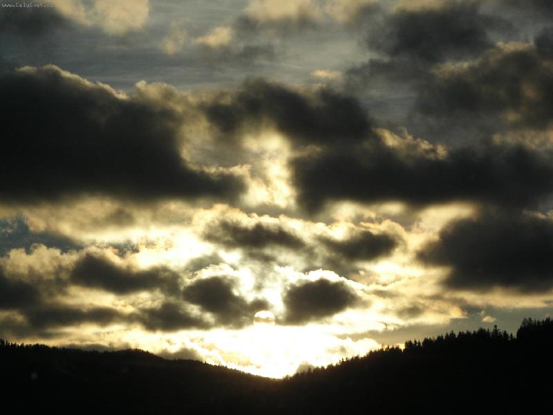 Foto: Západ slunce-u Liberce