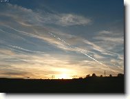 Říjnový západ slunce