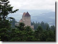 Hrad Kašperk z Pustého Hrádku
